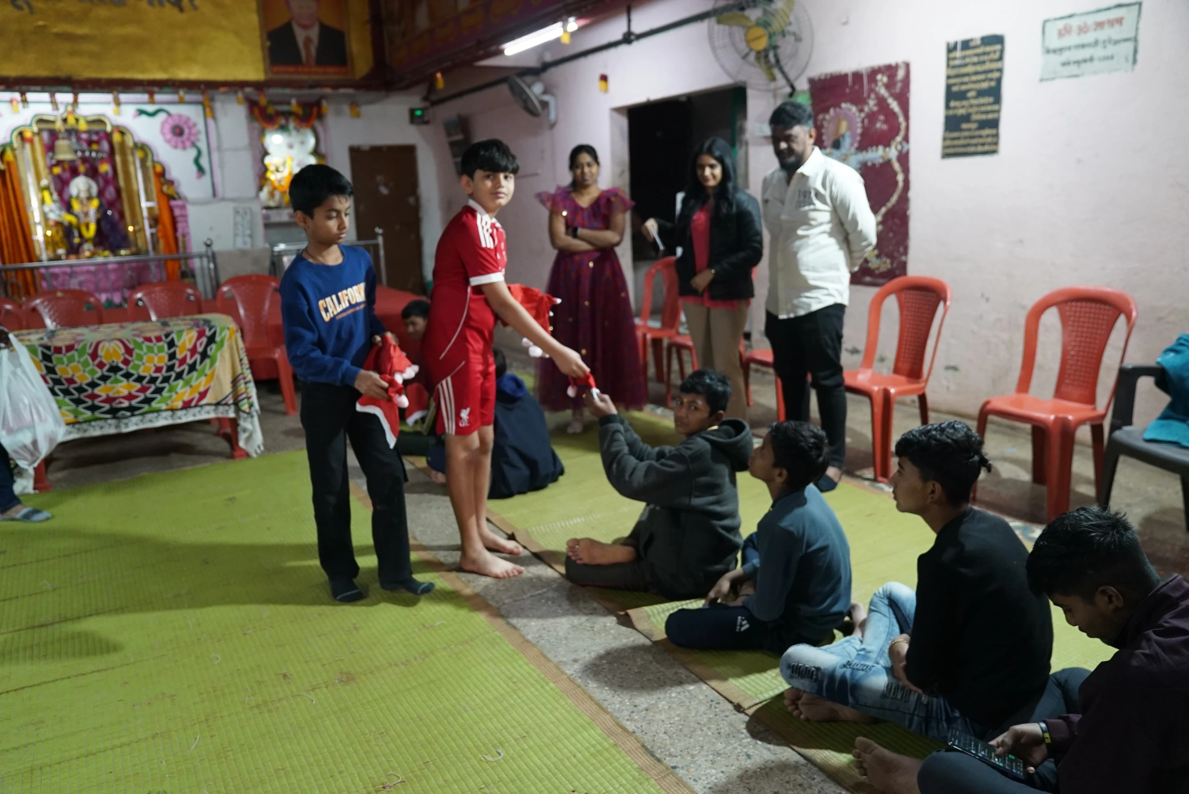 Stationery Kit and Snacks Distribution Program on the Occasion of Christmas